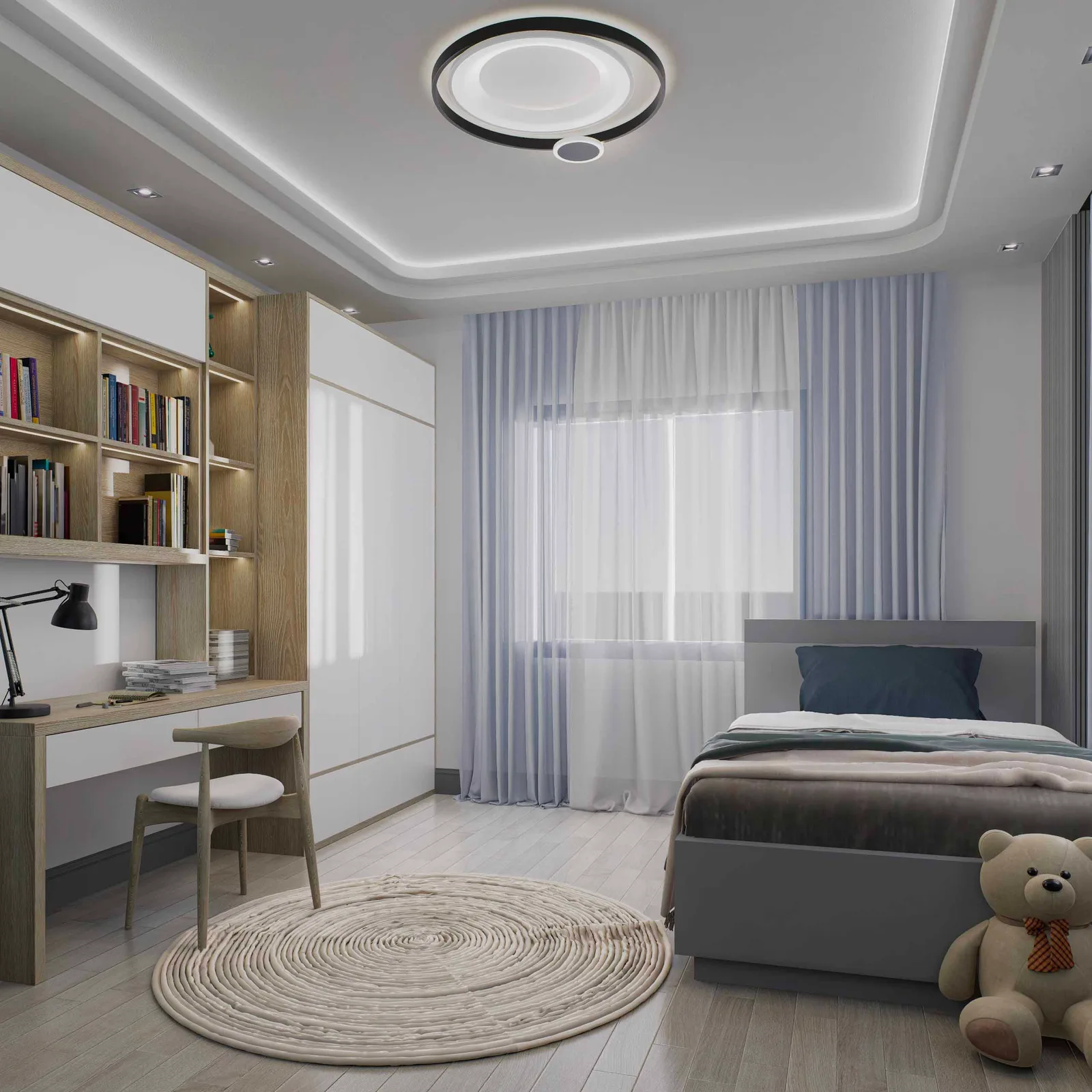 Emin Gözcü Villa — iç mimarlık ve görselleştirme, görsel 10