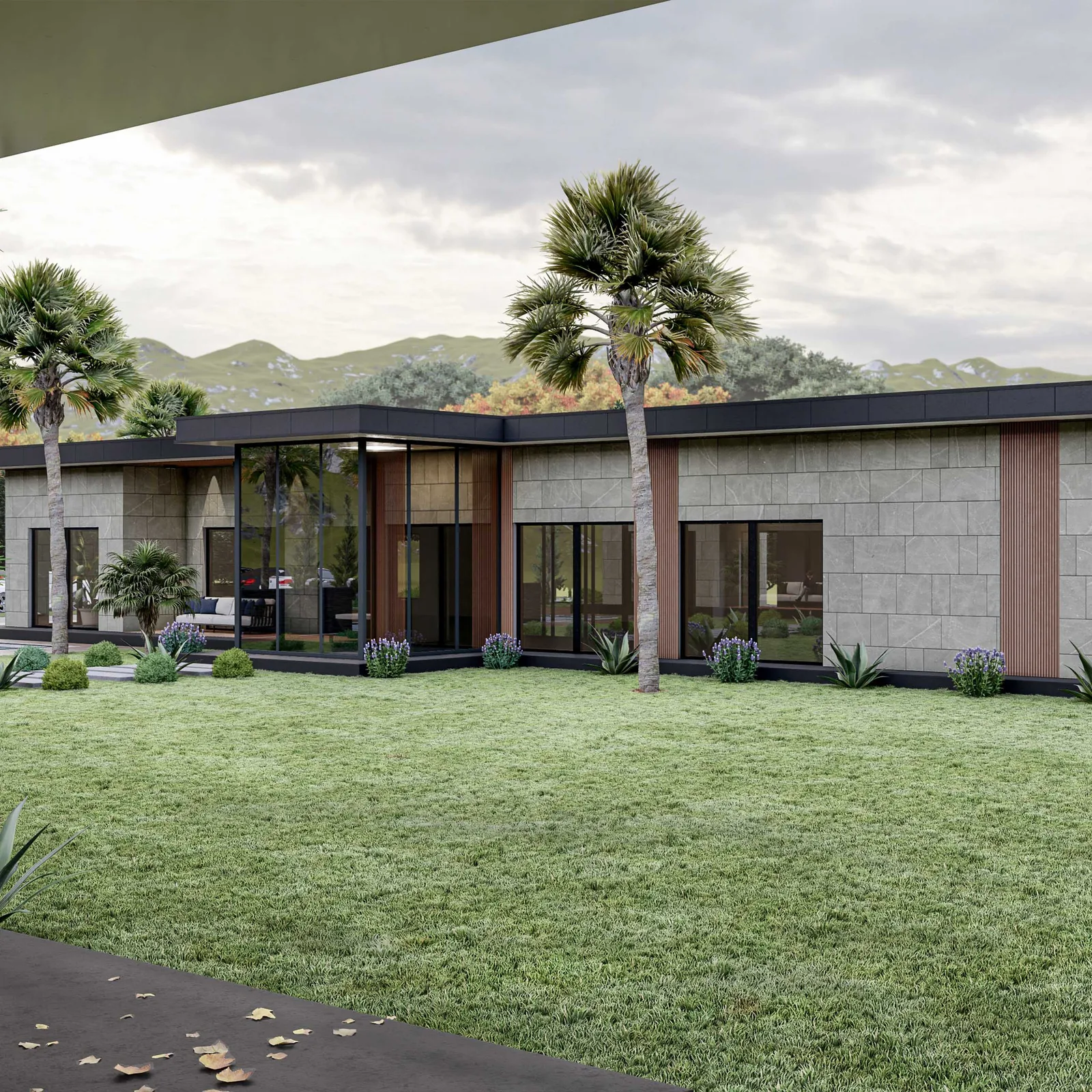 G.A Villa — 3D exterior visualisation, image 1