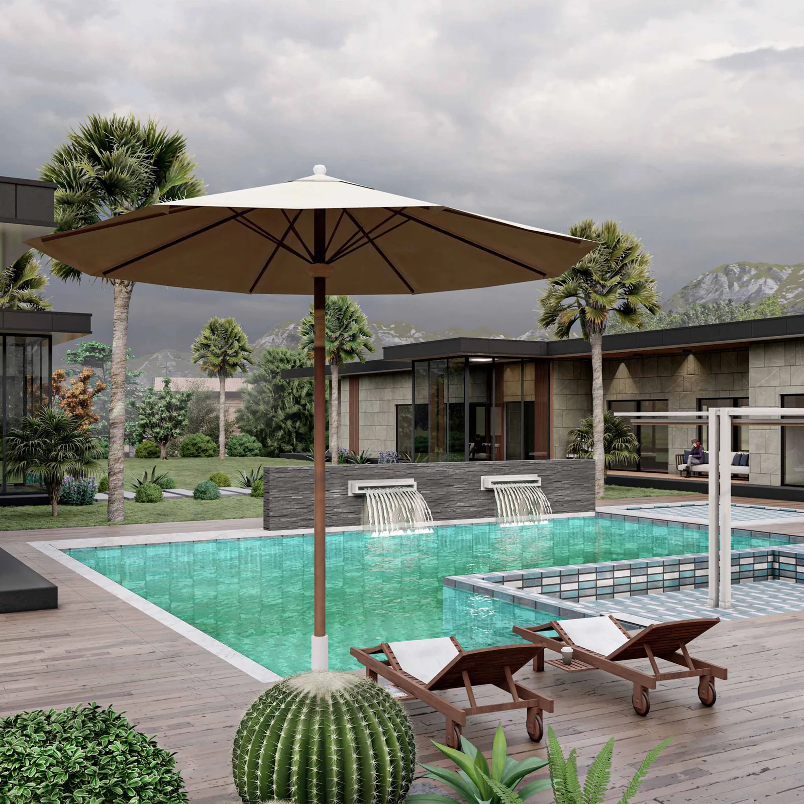 G.A Villa — 3D exterior visualisation, image 3