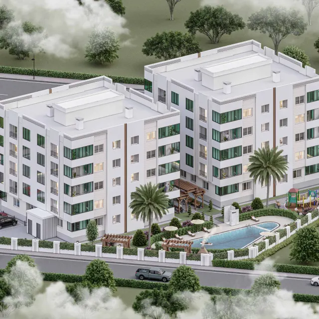 Prestij Konutları — 3d dış cephe görselleştirme, görsel 1