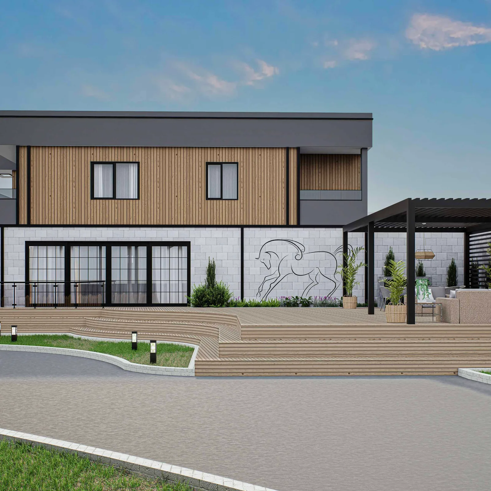 Reyyan Okyay Çiftlik Evi — iç mimarlık ve görselleştirme, görsel 13