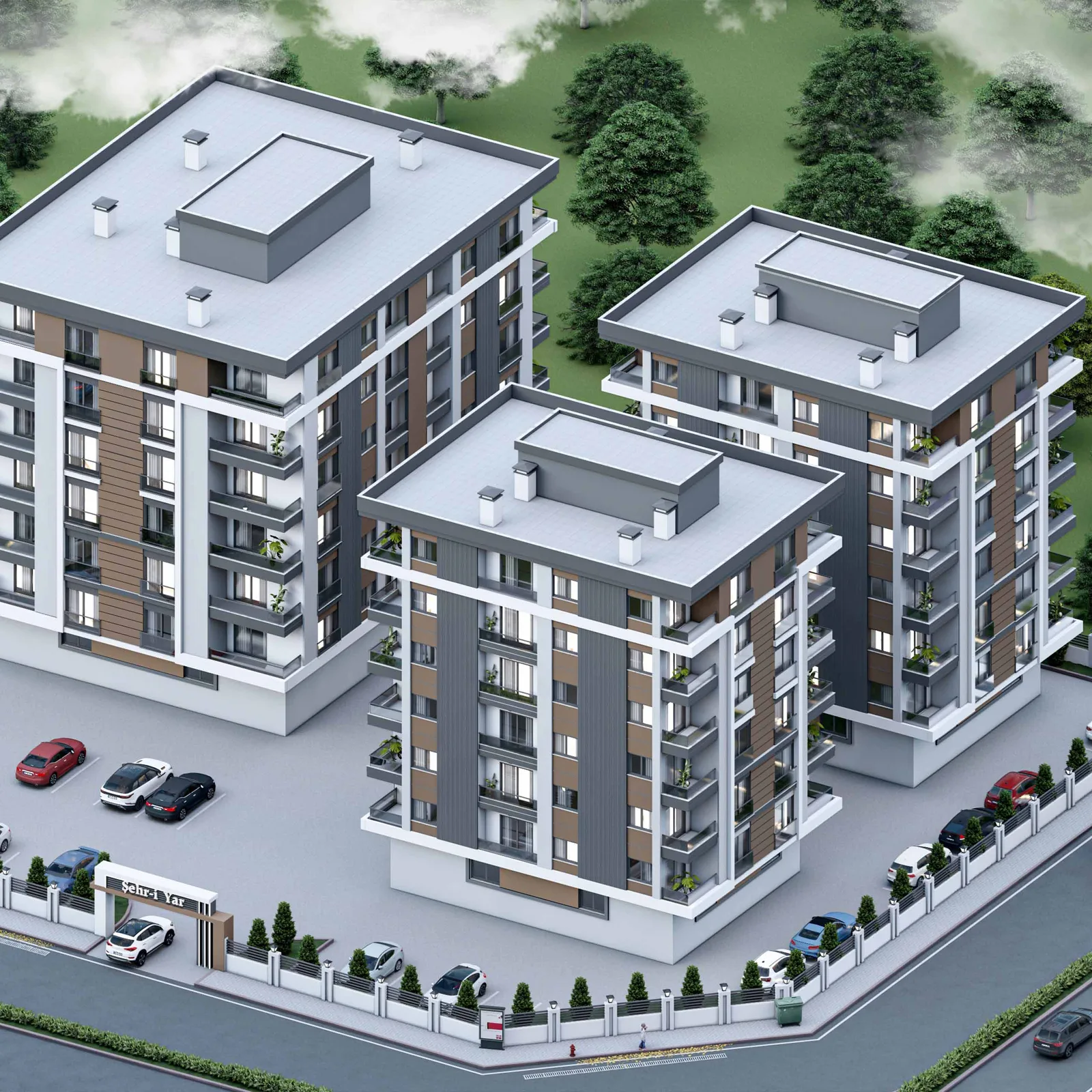 Şehri Yar — 3d dış cephe görselleştirme, görsel 5