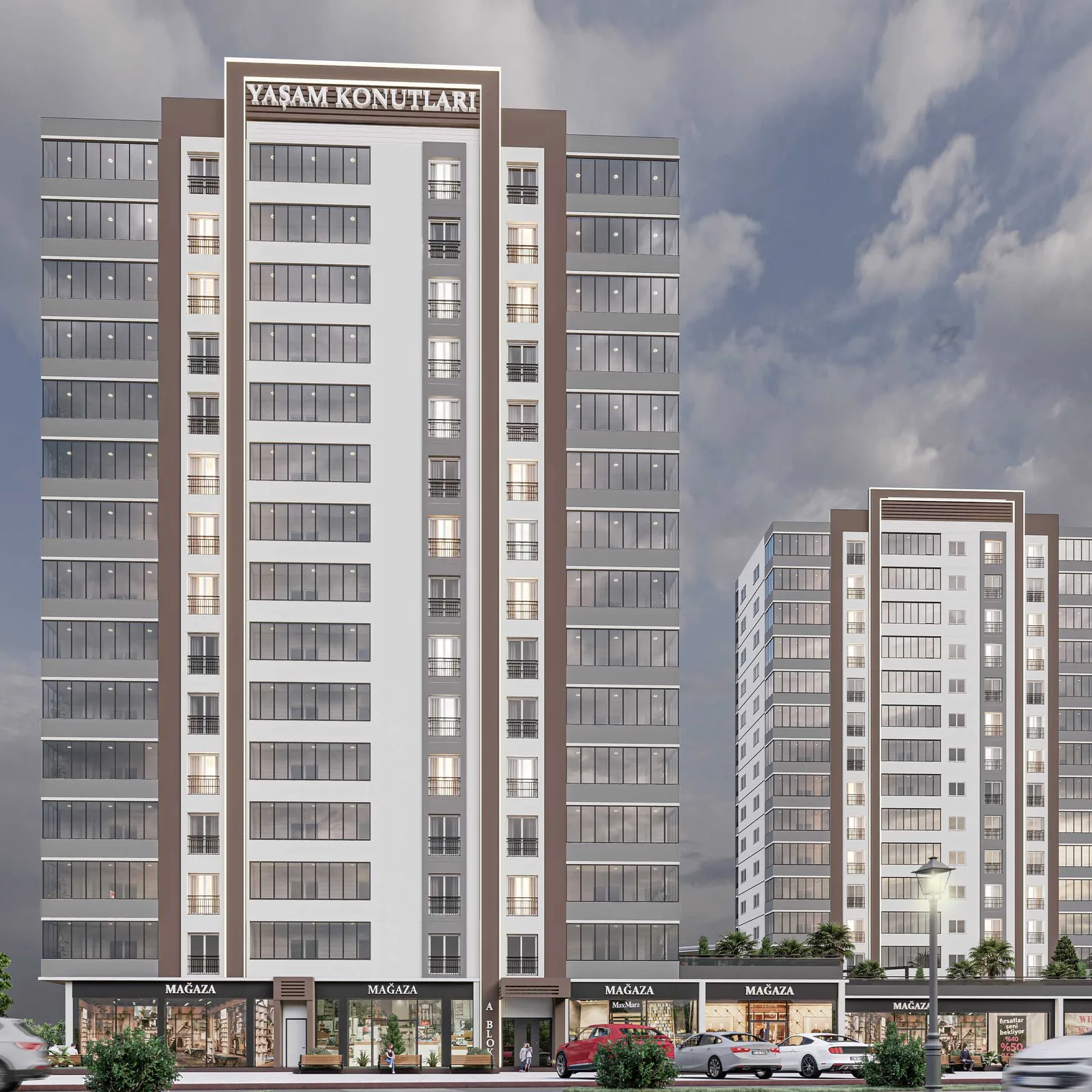 Yaşam Konutları — 3d dış cephe görselleştirme, görsel 8